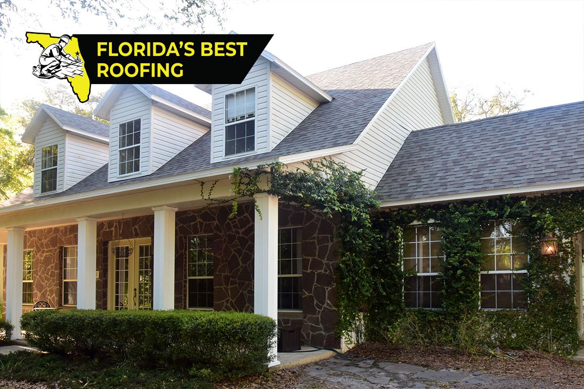 Architectural Shingle Roof by Florida's Best Roofing — Two-story home · First Coast, FL