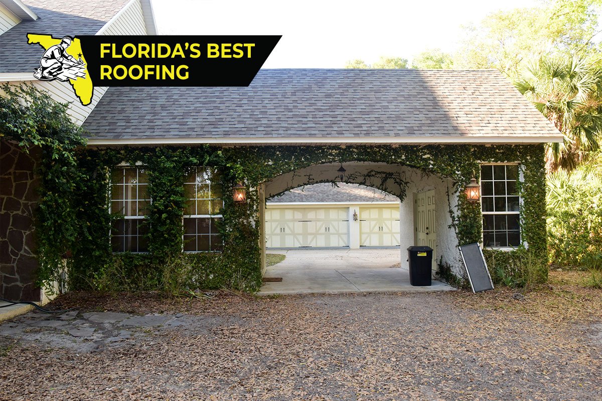 Shingle Re-Roof by Florida's Best Roofing — Mature shade-tree property · Volusia County