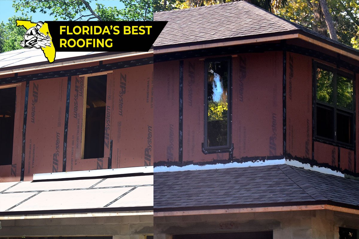 Tile Roof — Hip-Roof Home by Florida's Best Roofing — Concrete tile · St. Johns County