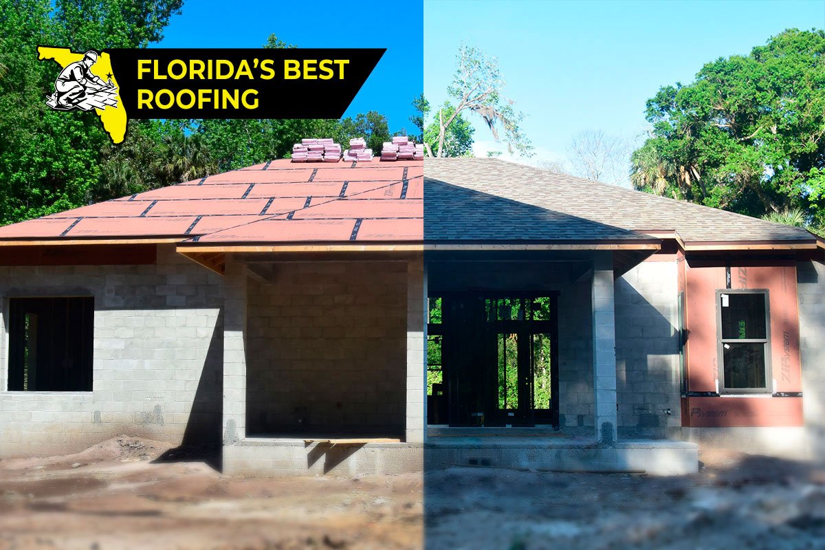 Tile Roof Installation by Florida's Best Roofing — Concrete barrel tile · new construction