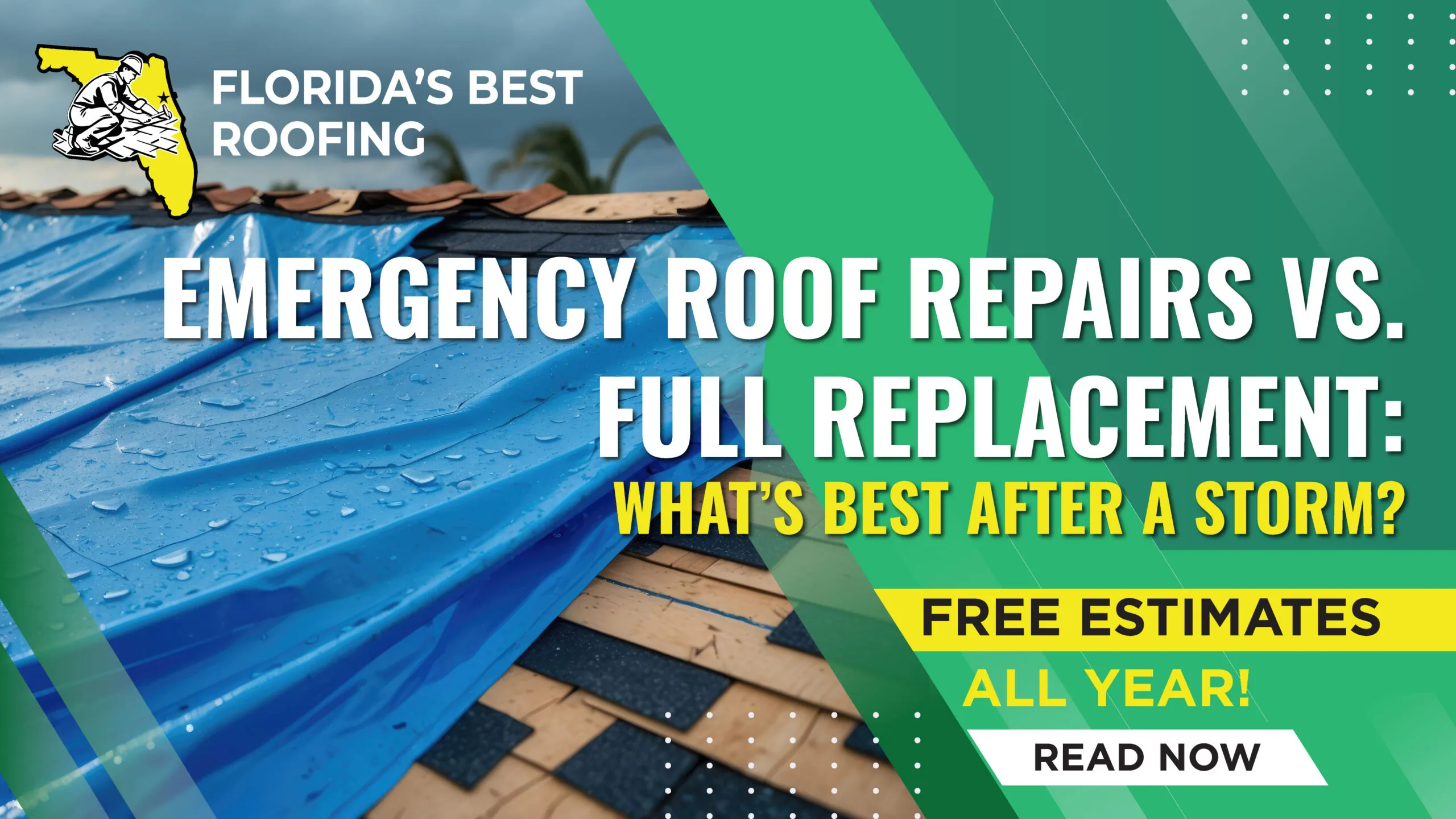 Emergency Roof Repairs vs. Full Replacement: What’s Best After a Storm